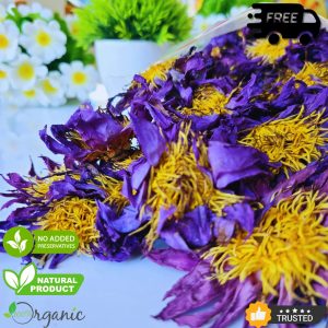 Blue Lotus Flower Tea Organic Ceylon Nymphaea Caerulea – Natural Herbal Drink