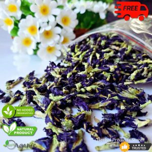 Butterfly Pea Flower Tea Organic Ceylon Clitoria Ternatea – Natural Herbal Drink